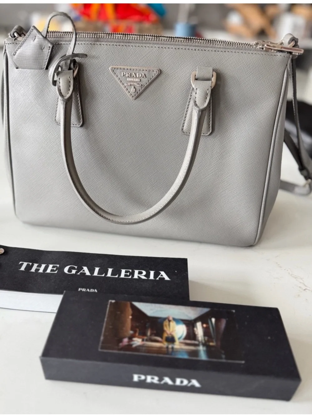 Prada Saffiano Leather Satchel Medium